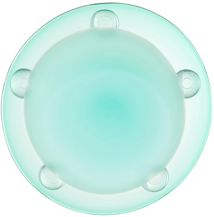 Photo: Maria Enomoto Glass SSENSE Exclusive Blue Cake Platter