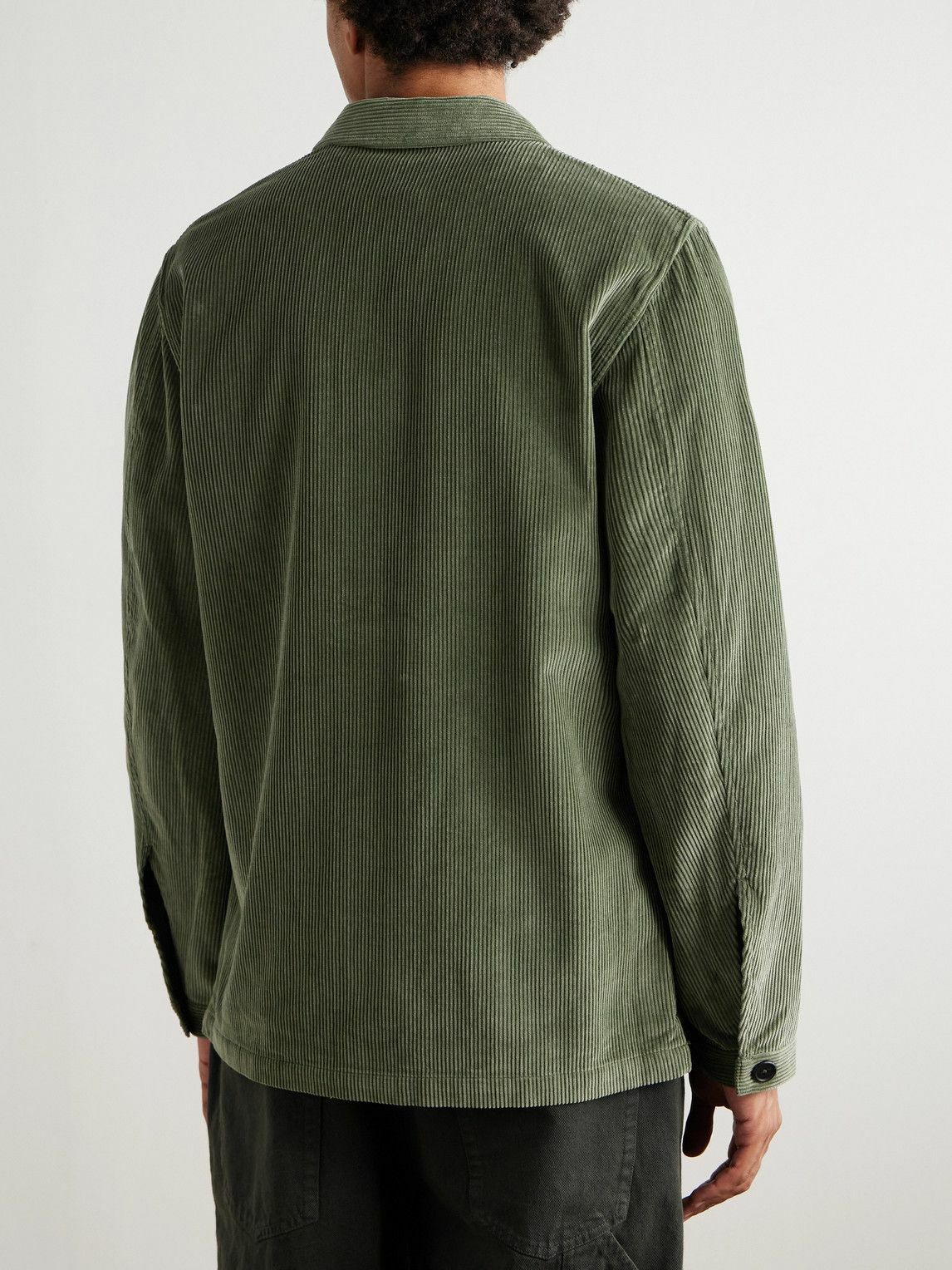 Sid Mashburn - Cotton-Corduroy Overshirt - Green