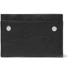 Balenciaga - Arena Creased-Leather Cardholder - Men - Black