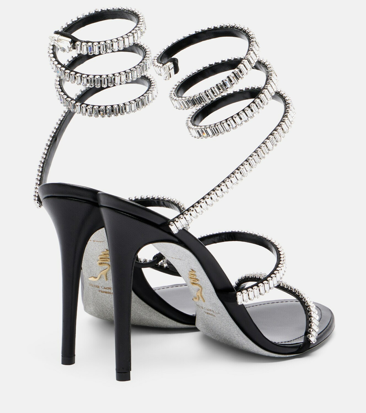 Rene Caovilla Cleo Spark embellished leather sandals