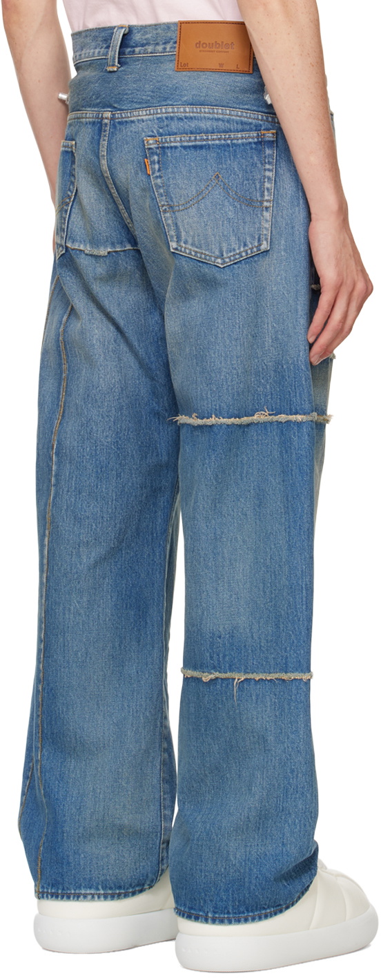 doublet Blue Frankenstein Cutting Jeans