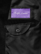 Ralph Lauren Purple label - Double-Breasted Cotton-Corduroy Suit Jacket - Black