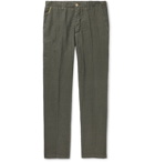 Altea - Tapered Linen Trousers - Green