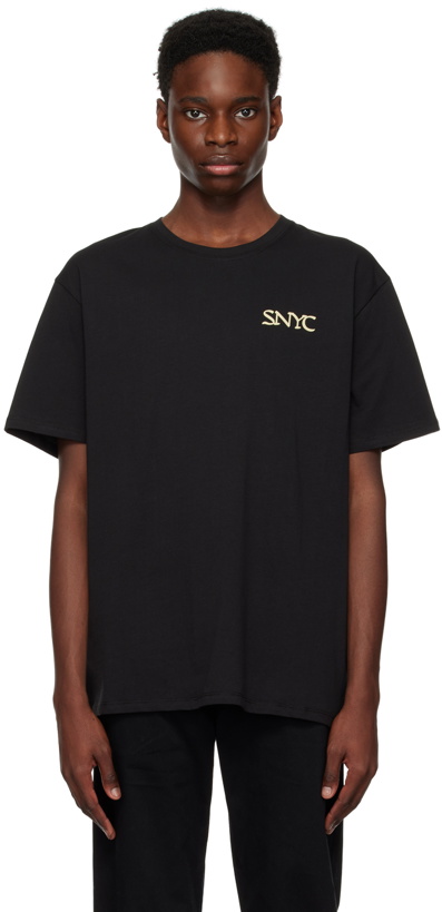 Photo: Saturdays NYC Black Sundial Circle T-Shirt