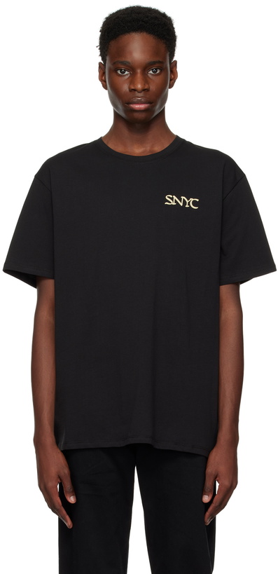 Photo: Saturdays NYC Black Sundial Circle T-Shirt