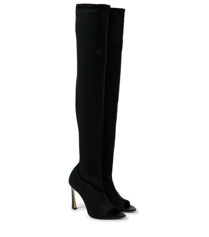 Photo: Victoria Beckham Peep Toe over-the-knee boots