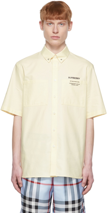 Photo: Burberry Yellow Cotton Shirt