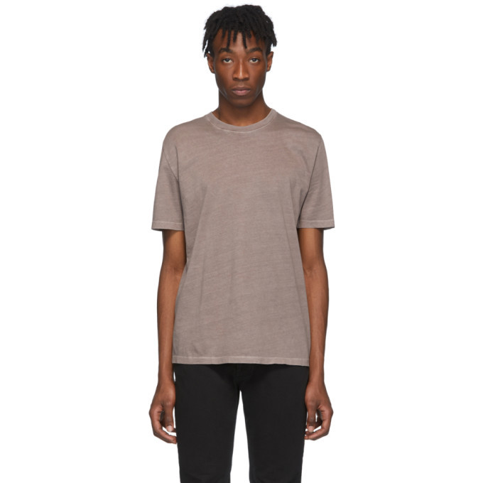 Photo: Maison Margiela Three-Pack Grey and Brown Jersey T-Shirt