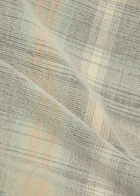 Represent Checked Corduroy-collar Flannel Overshirt Grey