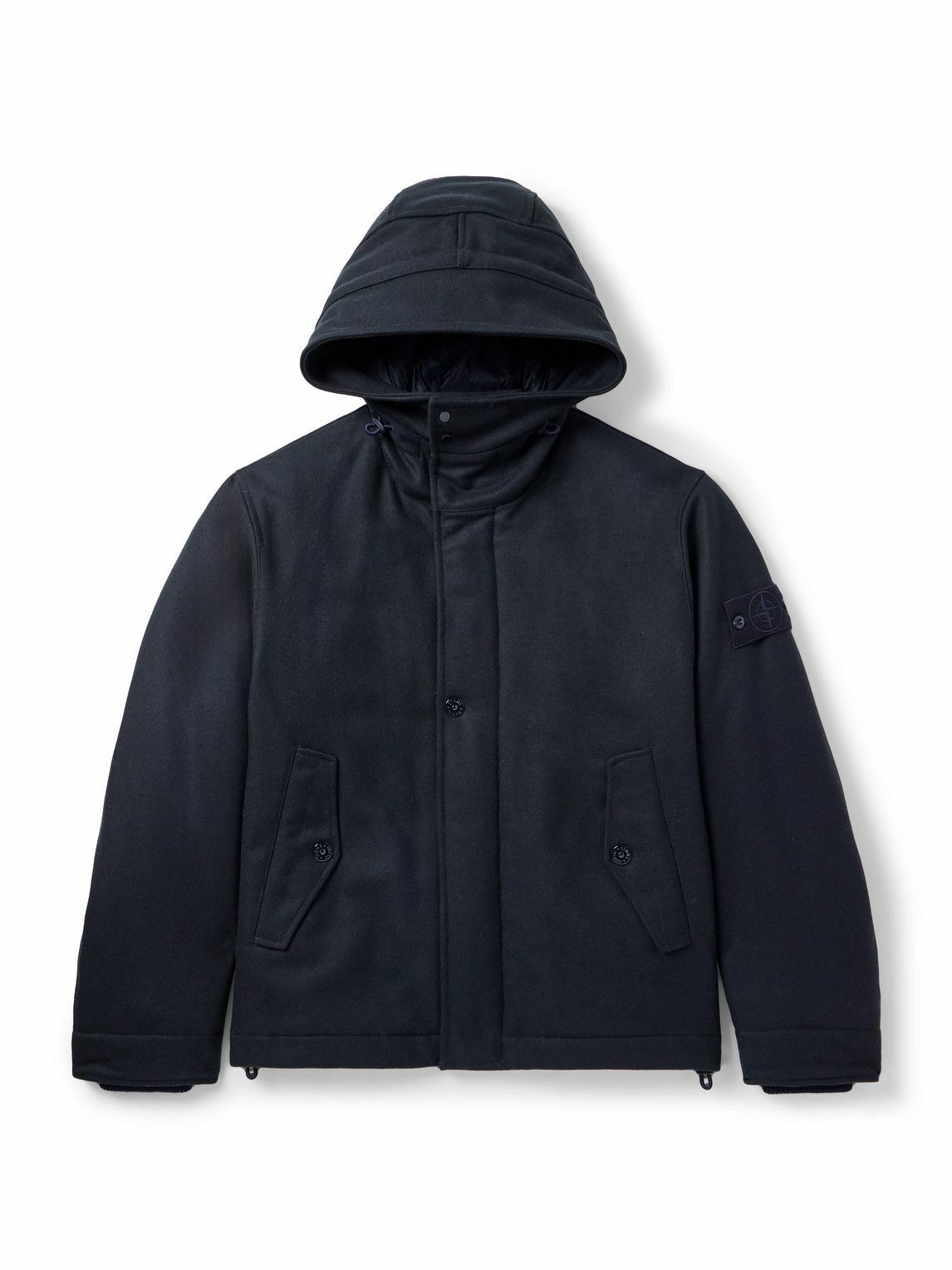 極美品 STONE  GARMENT DYED DOWN ブラック 美品】STONE ISLANDGARMENT DYED DOWN JK