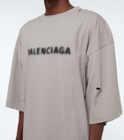 Balenciaga - Blurred logo wide-fit T-shirt