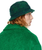 Marni Green Mohair & Alpaca Bucket Hat