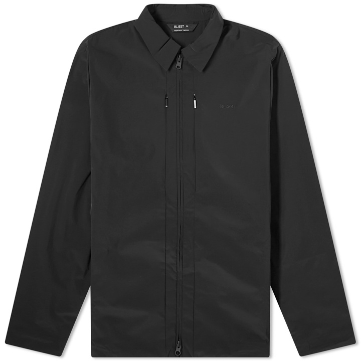 Photo: Blaest Men's Folven Lightweight Shirt Jacket in Black