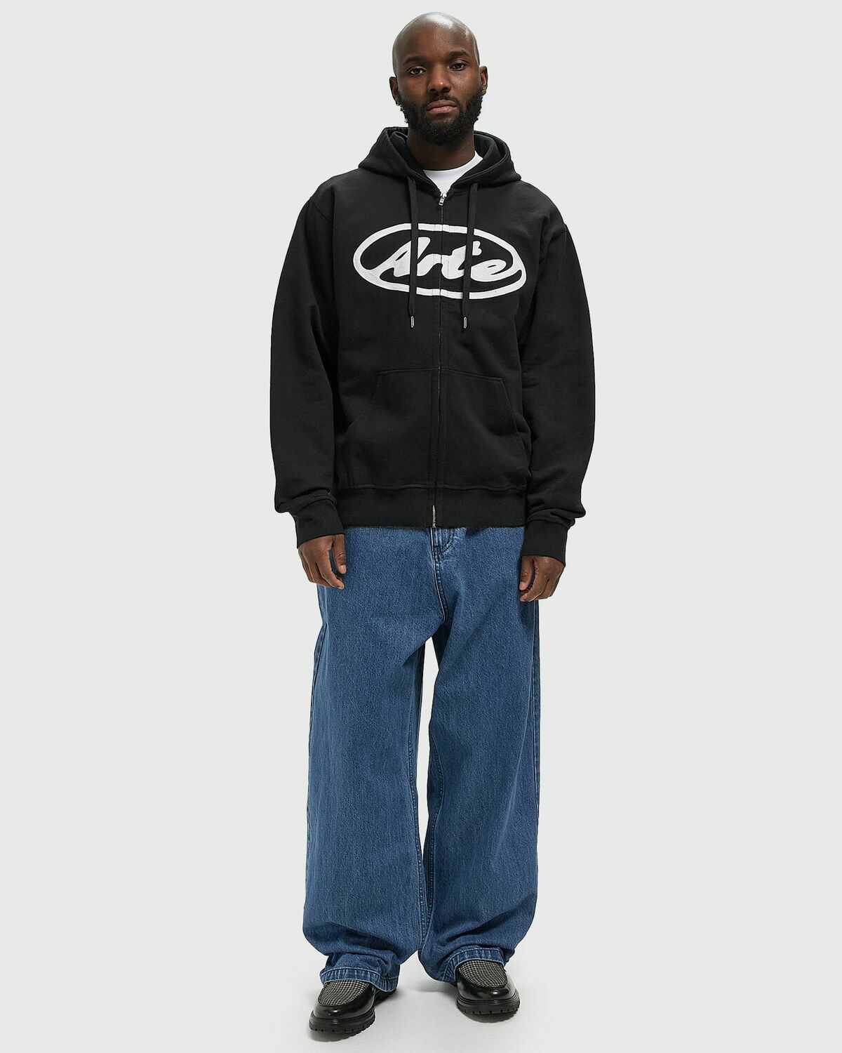Circle Logo Zip Hoodie