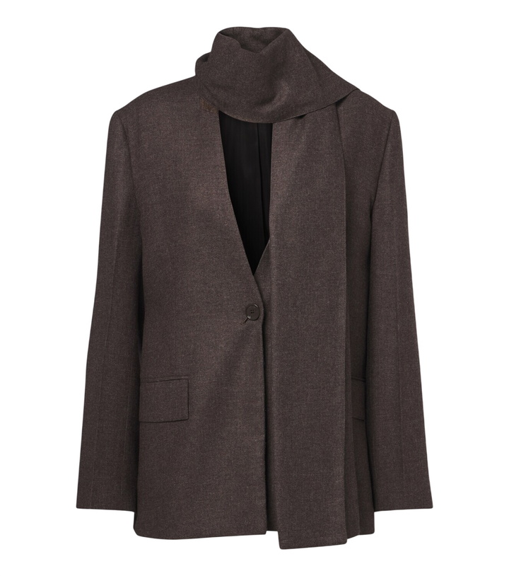 Photo: Toteme Tie-neck blazer