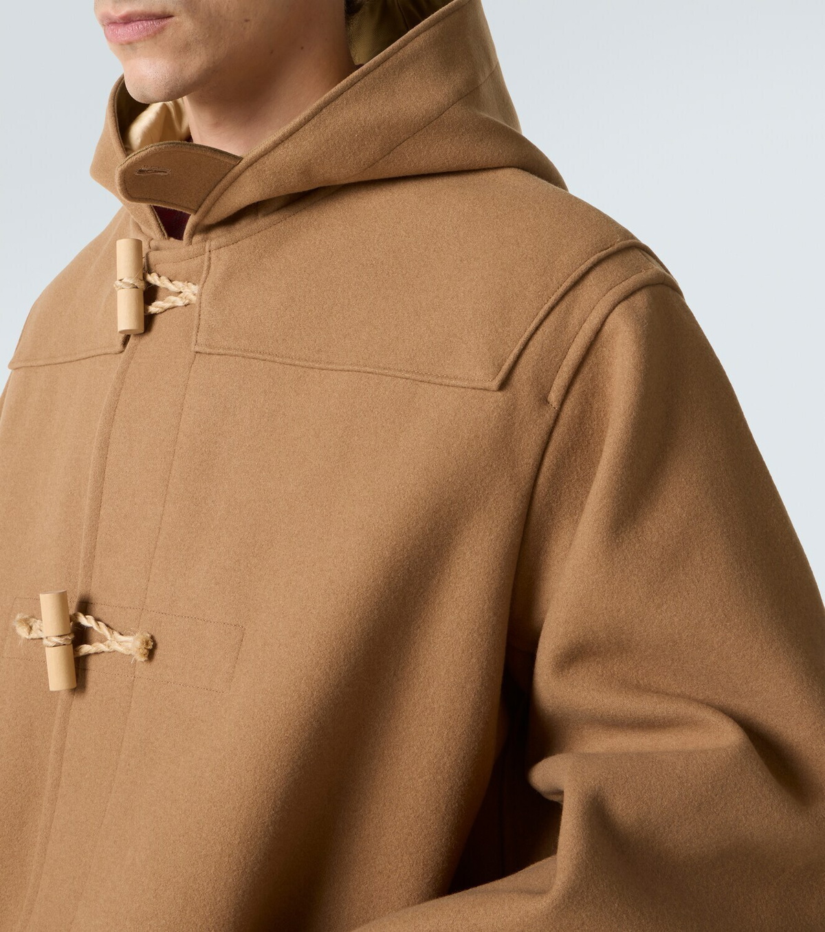 Visvim Commodore wool and linen duffel coat Visvim