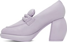 Martine Rose Purple Clarks Edition Loafer Heels