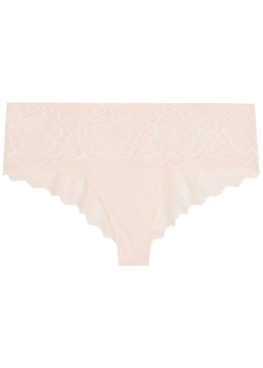 Simone PÉRÈLE Caresse Lace Shorty Briefs Light Pink