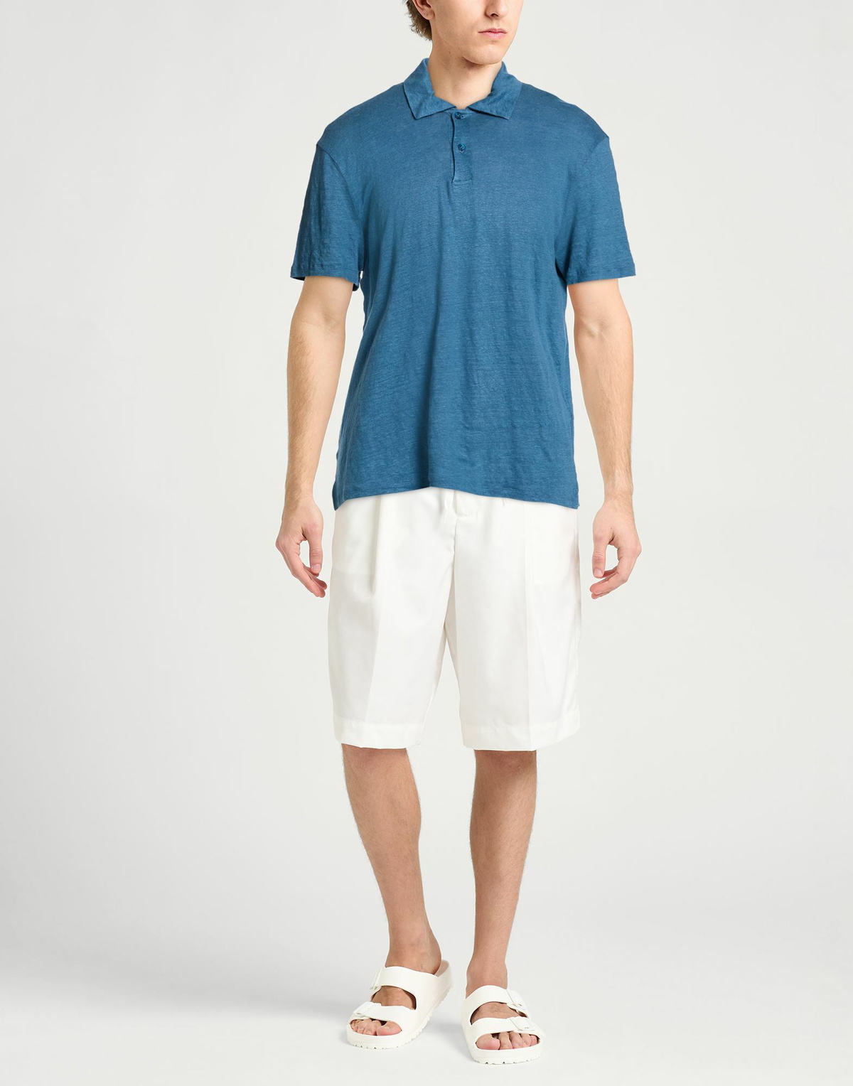 Sandro Mens Polo shirt Slate in Blue