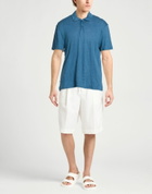 Sandro Mens Polo shirt Slate in Blue
