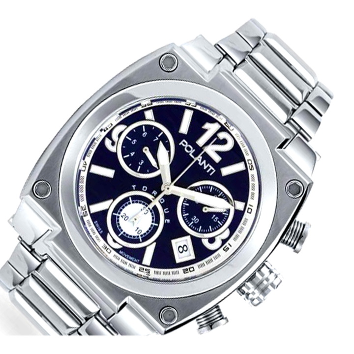 Photo: Polanti Torque Ii Chrono Chronograph Blue Dial Mens Watch PLT2003-SBU
