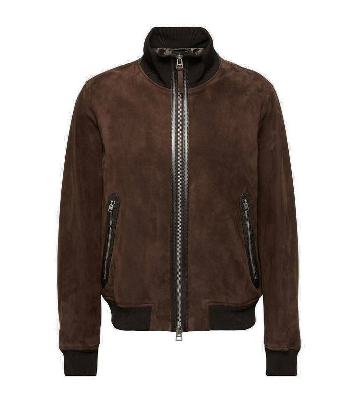 Photo: Tom Ford Suede bomber jacket
