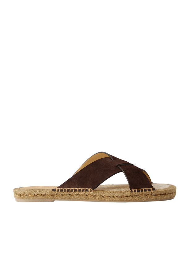 Photo: Castañer - Keanu Suede Sandals - Brown