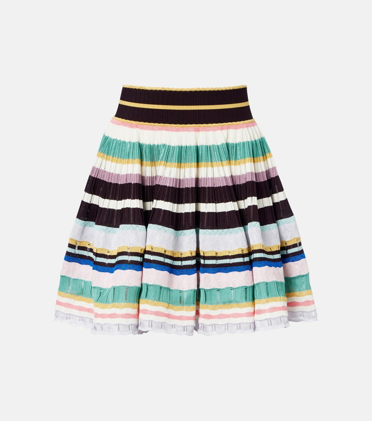 Alaïa Crinoline striped miniskirt