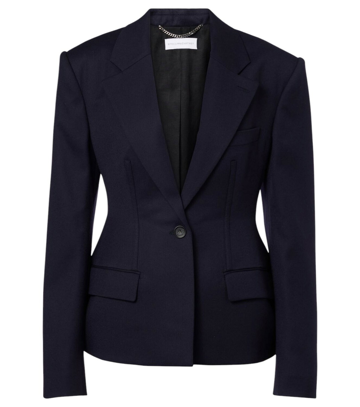 Stella McCartney Single-breasted brocade blazer Stella McCartney
