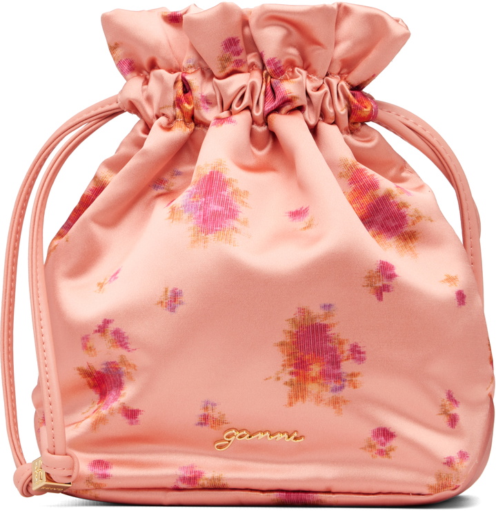 Photo: GANNI Pink Printed Nylon Pouch
