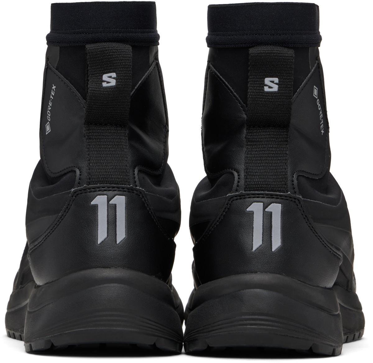 11 by Boris Bidjan Saberi Black Salomon Edition Bamba 2 High GTX V2 Sneakers
