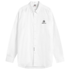 Men's AAPE Now Solid Oxford Shirt in White
