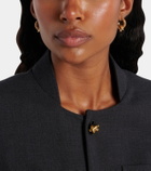 Bottega Veneta Knot gold-plated hoop earrings