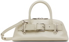 OSOI Off-White Zip Brocle Mini Bag