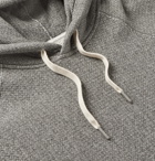rag & bone - Herringbone Loopback Cotton-Jersey Hoodie - Gray