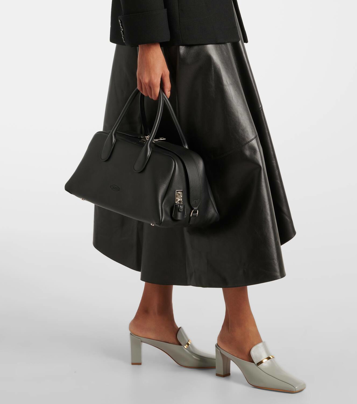ハンドバッグ TOD'S FW24 'Darsena' medium handbag Woman BROWN Tod's Darsena in Leather Medium