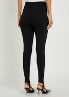 Spanx Ponte Stirrup Stretch-jersey Leggings Black