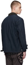 RRL Indigo Buttoned Denim Jacket