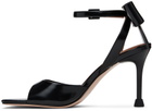 SHUSHU/TONG Black Bow Heeled Sandals