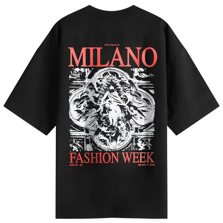 Photo: END. SS26 Milan Fashion Week T-Shirt in Black