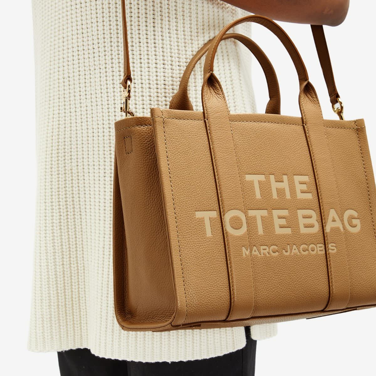 Marc Jacobs Women's The Medium Tote Leather in Camel Marc Jacobs