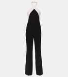 Roland Mouret Halterneck cady jumpsuit