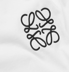 Loewe - Logo-Embroidered Cotton-Jersey T-Shirt - White