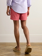 Polo Ralph Lauren - Straight-Leg Cotton-Blend Twill Bermuda Shorts - Pink