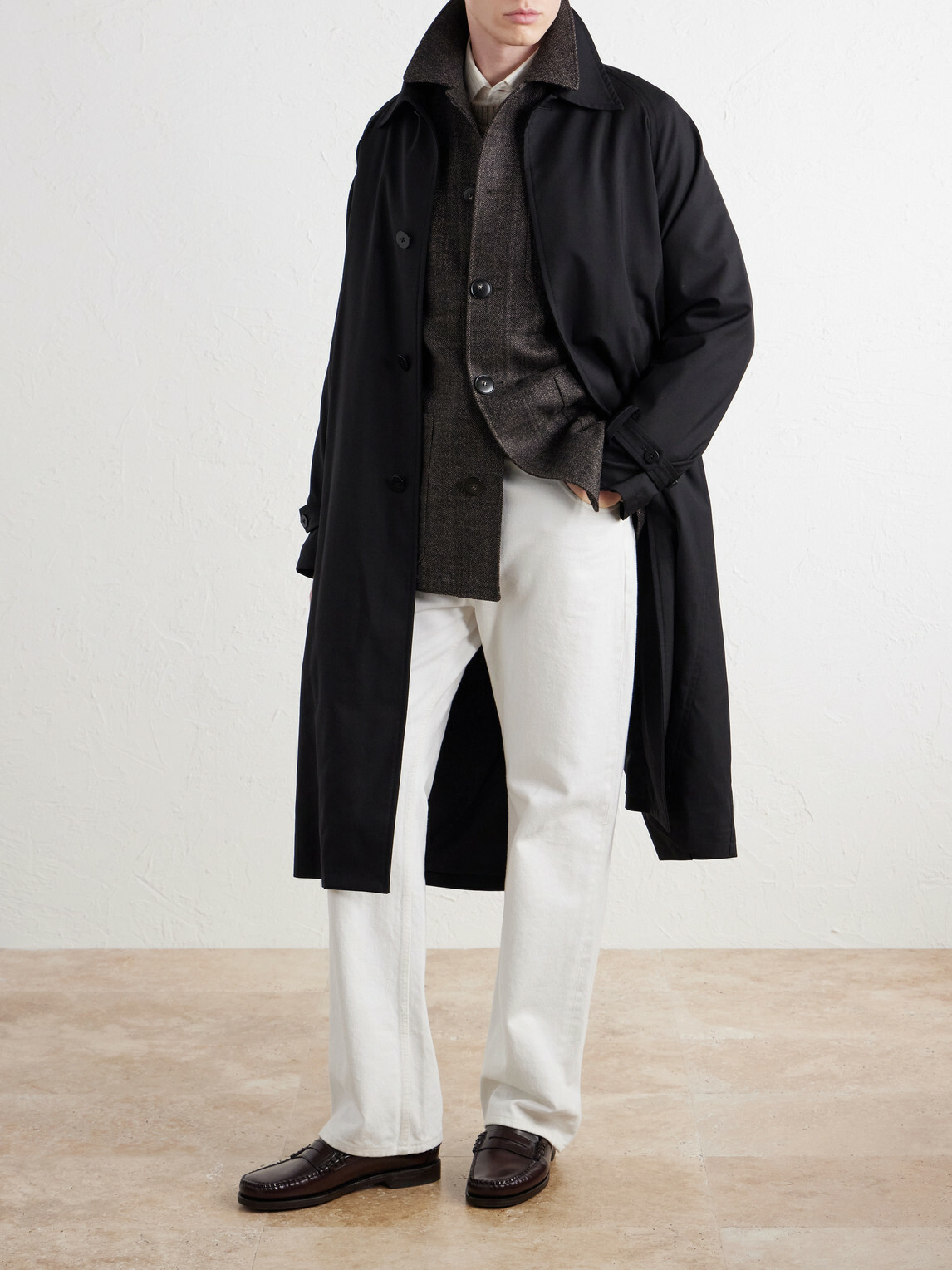 Canali - Wool and Cashmere-Blend Chore Jacket - Brown