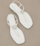 Gucci Interlocking G leather patent thong sandals
