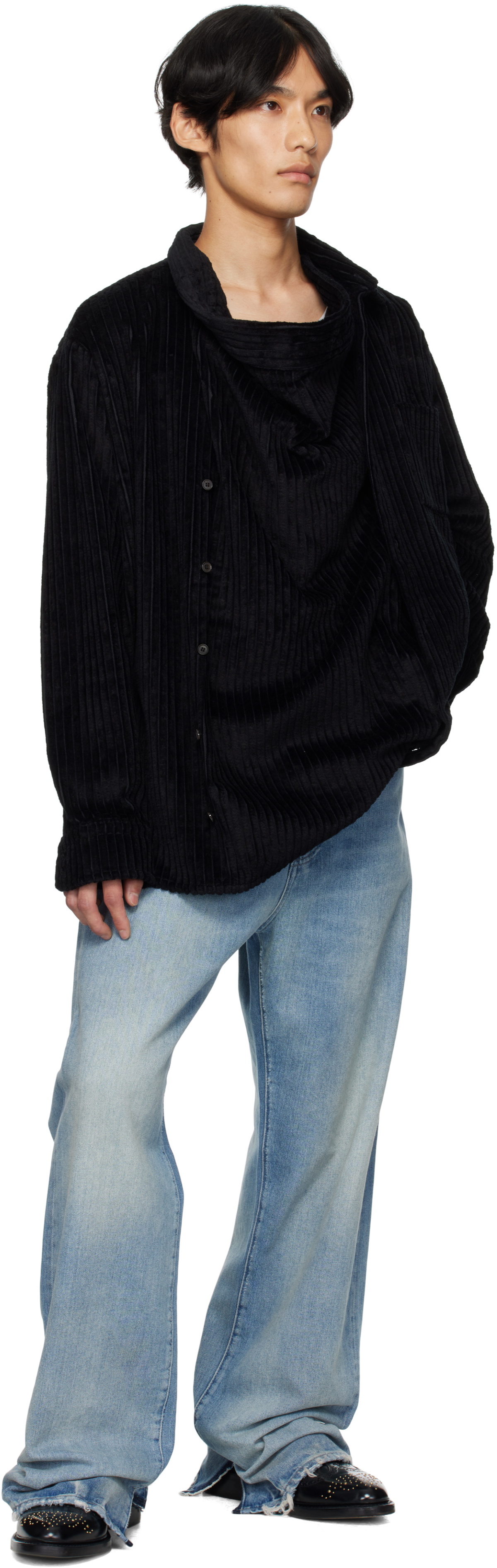 Bless Black N°80 Neckerchiefer Jacket