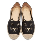 Charlotte Olympia Black Kitty Espadrilles