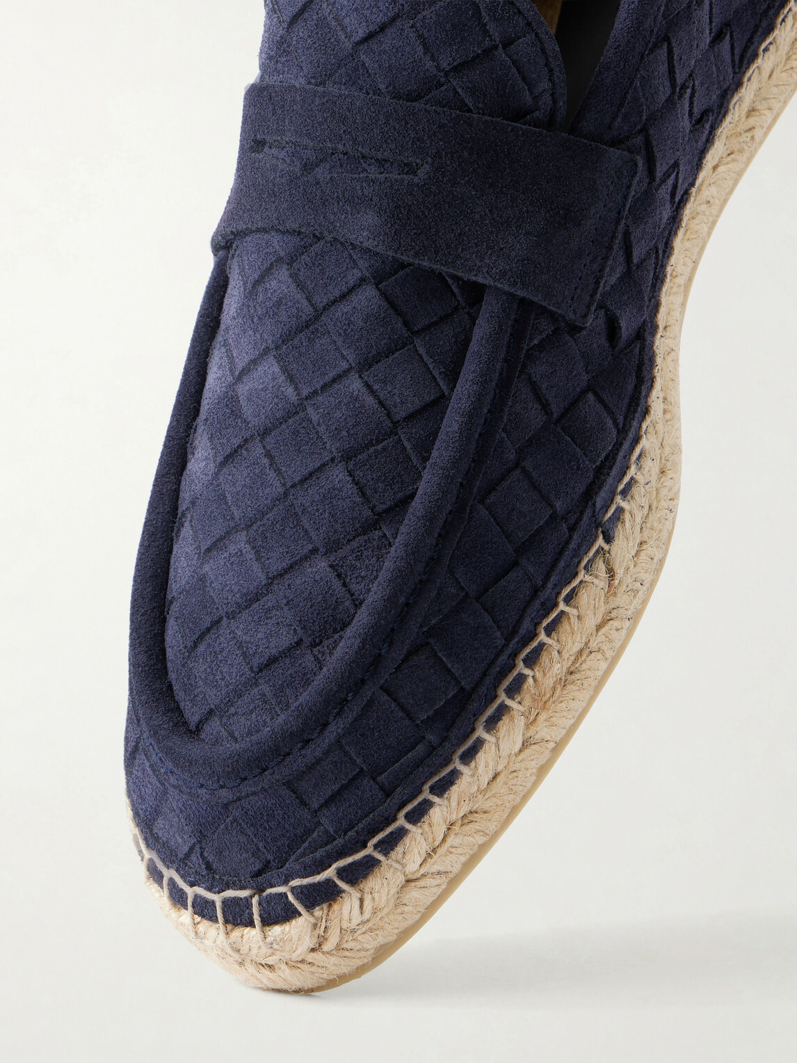 Castañer - Nilo Woven Suede Espadrilles - Blue