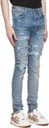 AMIRI Blue Bandana Thrasher Jeans